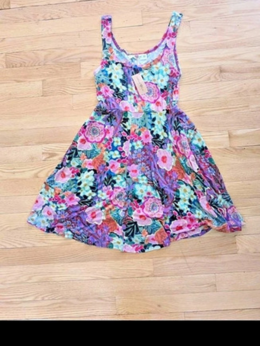 NWT Natural Life Floral Swing Dress